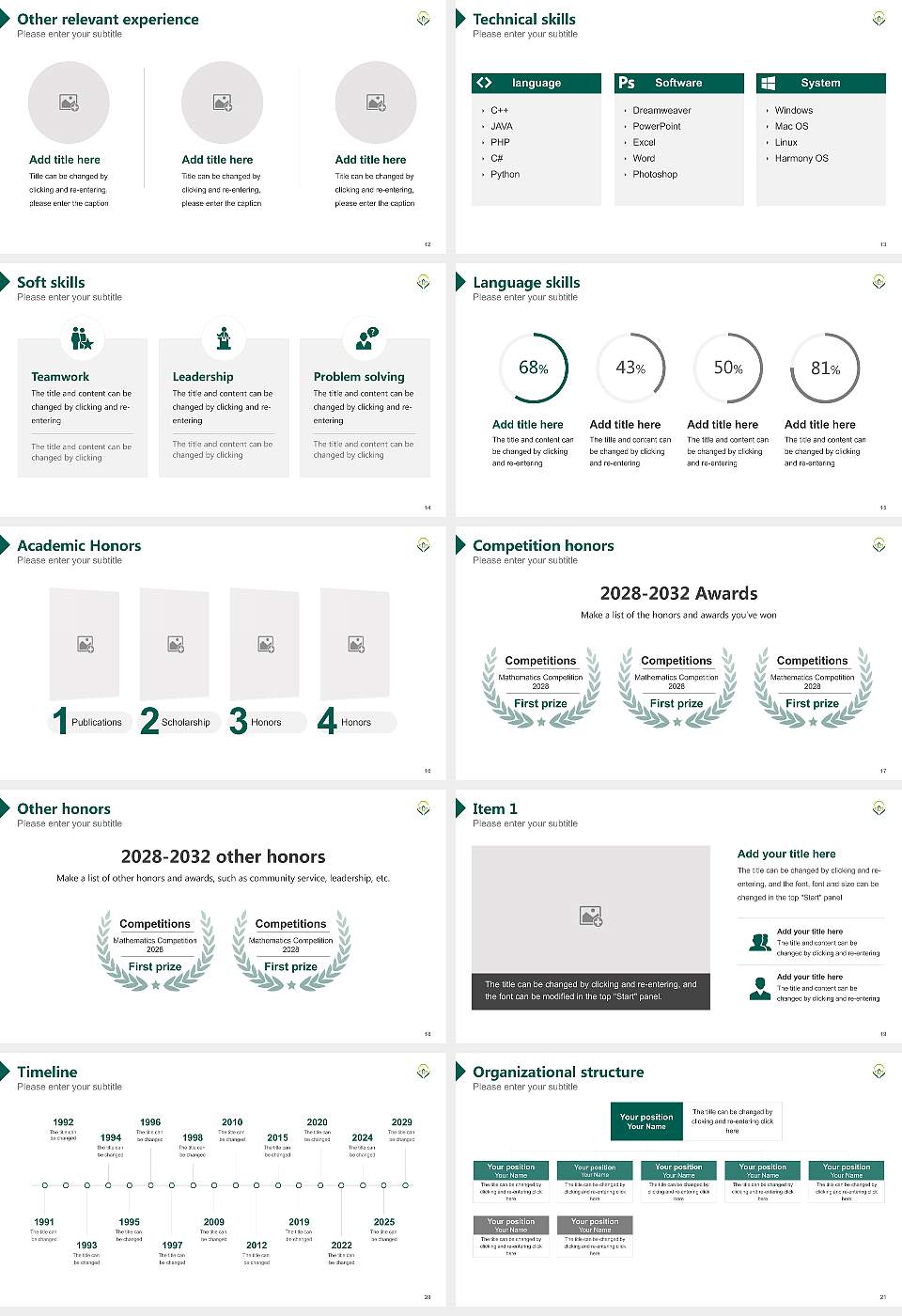 Kagawa Prefectural University of Health Sciences Resume PPT Template16:9 ratio PPT effect preview image3