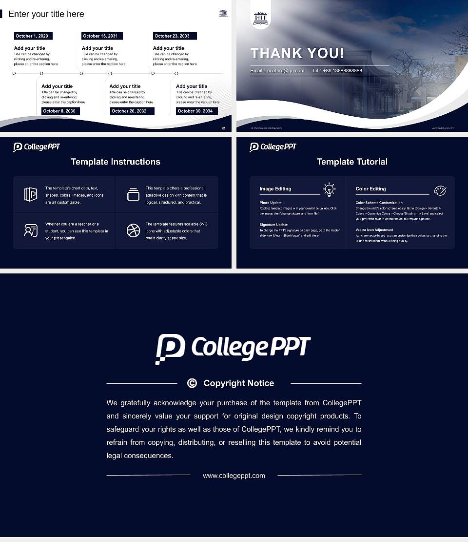 Kaichi International University Lecture Sharing and Networking Event PPT Template16:9 ratio PPT effect preview image4