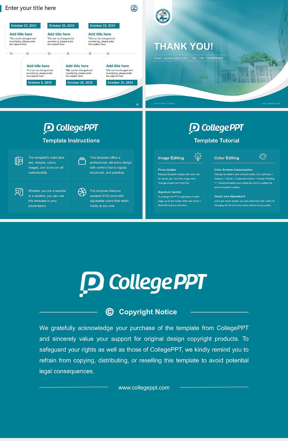 Japan Lutheran College Lecture Sharing and Networking Event PPT Template4:3 ratio PPT effect preview image4