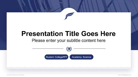 Junshin Gakuen University National Scholarship Defense PPT Template