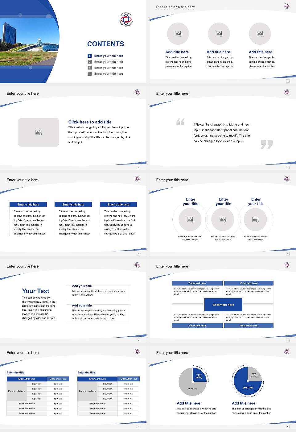 Kanda University of International Studies Course/Courseware Creation PPT Template16:9 ratio PPT effect preview image2