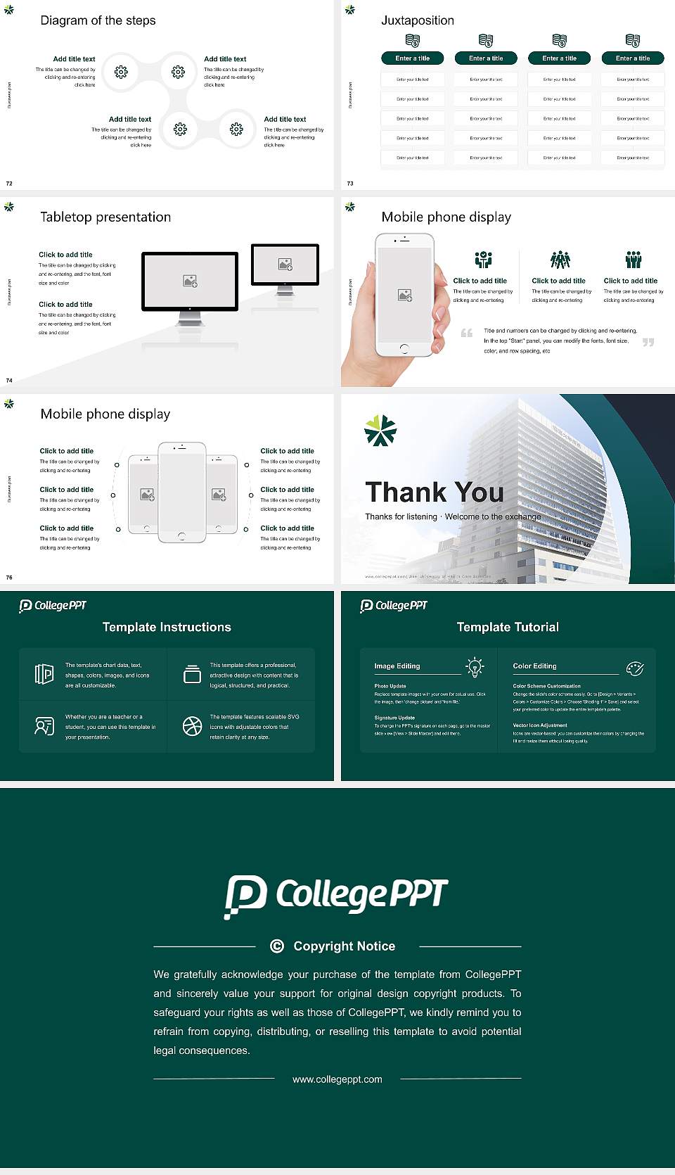 Jikei University of Health Care Sciences Competition/Entrepreneurship Contest PPT Template16:9 ratio PPT effect preview image9