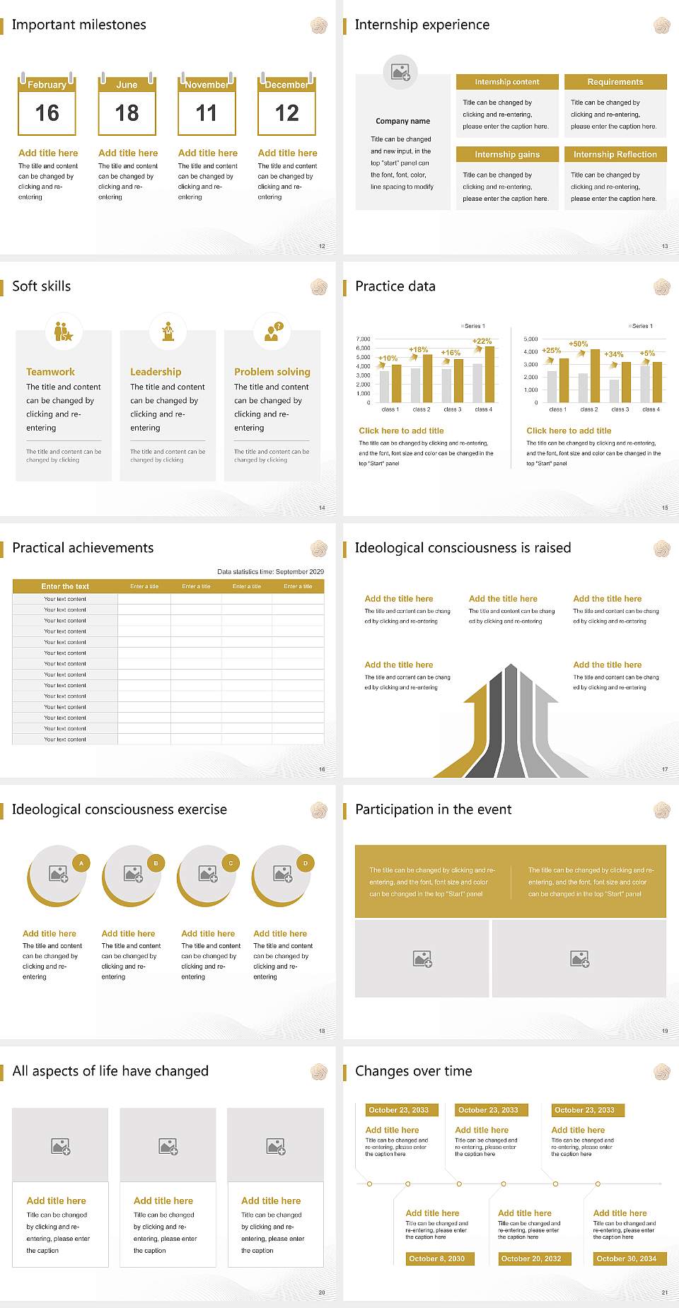 Japan University of Economics National Scholarship Defense PPT Template4:3 ratio PPT effect preview image3