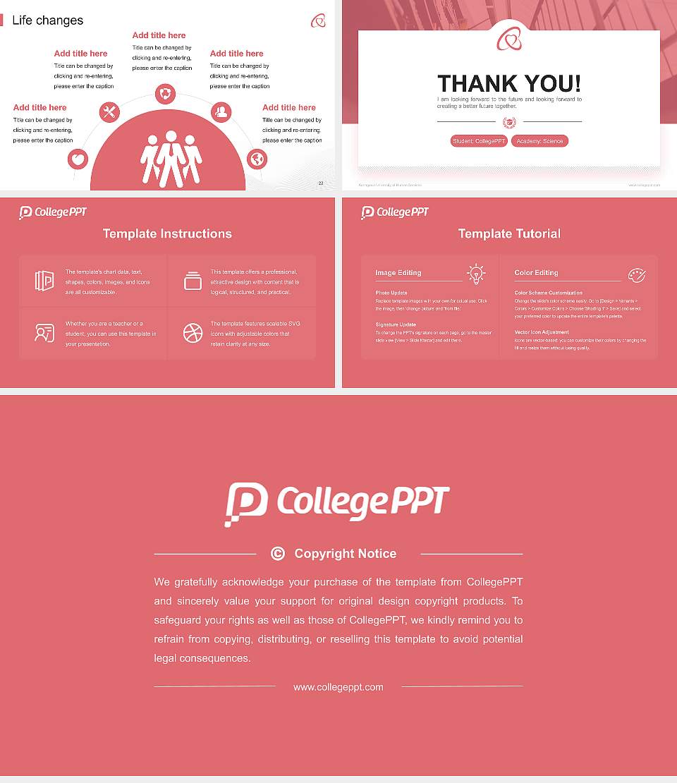 Kanagawa University of Human Services National Scholarship Defense PPT Template16:9 ratio PPT effect preview image4