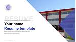 Japan University of Health Sciences Resume Templat PPT