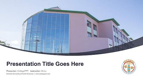 Kameda University of Health Sciences Course/Courseware Creation PPT Template