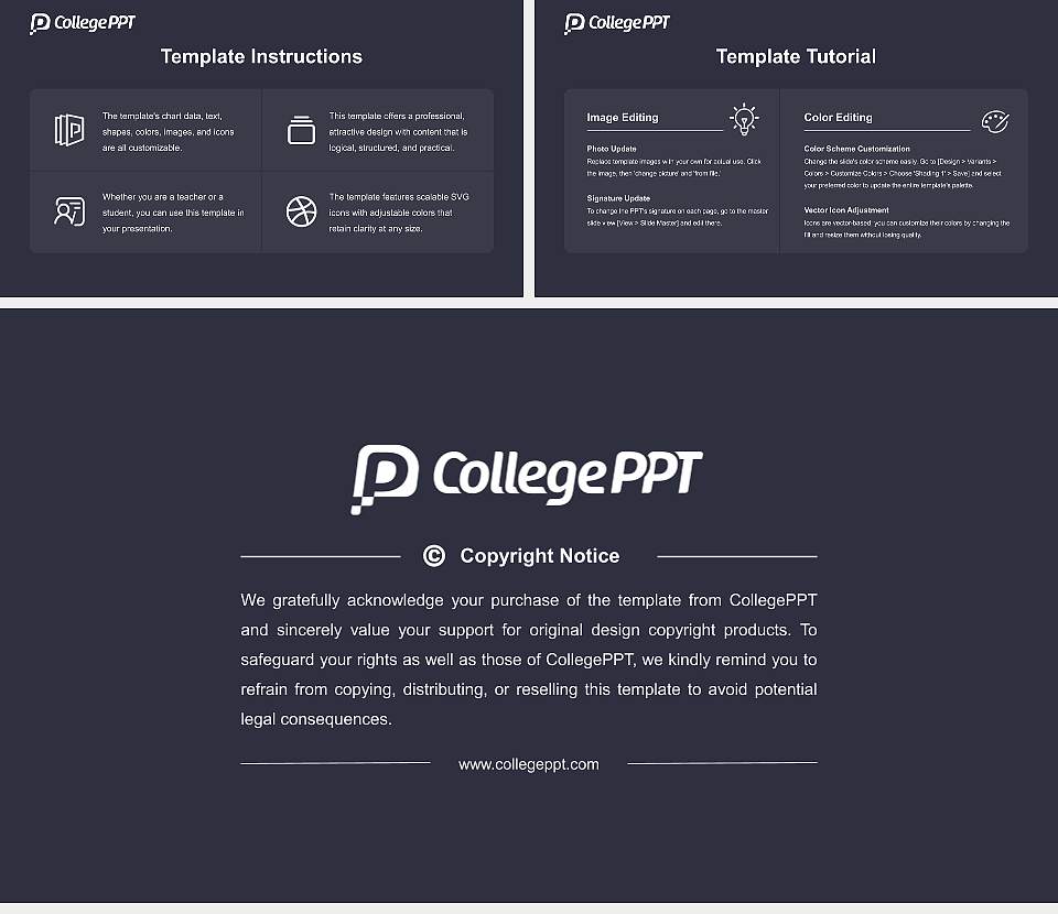 Kameda University of Health Sciences Course/Courseware Creation PPT Template16:9 ratio PPT effect preview image5