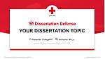 Japanese Red Cross Toyota College of Nursing Graduation Thesis Defense PPT Template