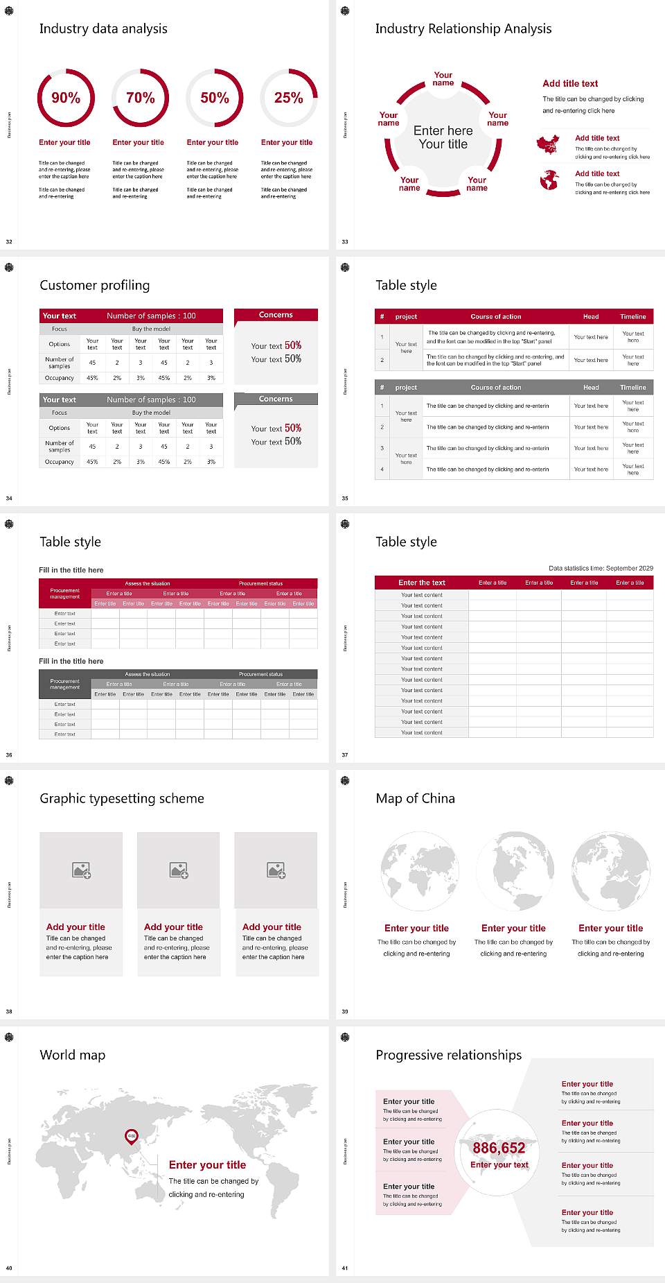 Jobu University Competition/Entrepreneurship Contest PPT Template4:3 ratio PPT effect preview image5