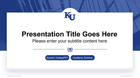Kanagawa University National Scholarship Defense PPT Template