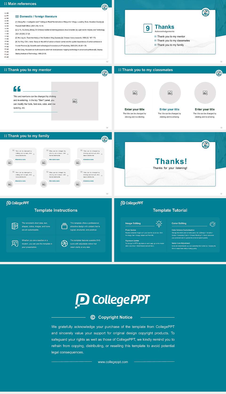 Japan Lutheran College Graduation Thesis Defense PPT Template16:9 ratio PPT effect preview image7