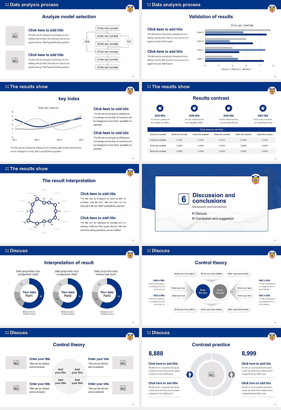 Jichi Medical University Graduation Thesis Defense PPT Template16:9 ratio PPT effect preview image5