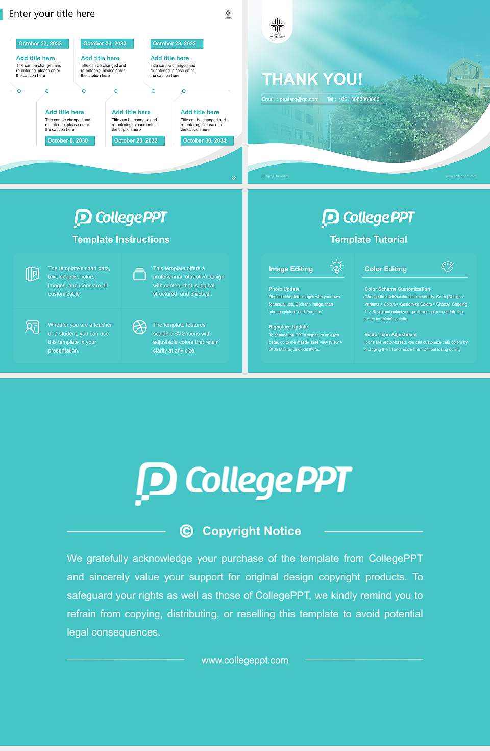 Jumonji University Lecture Sharing and Networking Event PPT Template4:3 ratio PPT effect preview image4