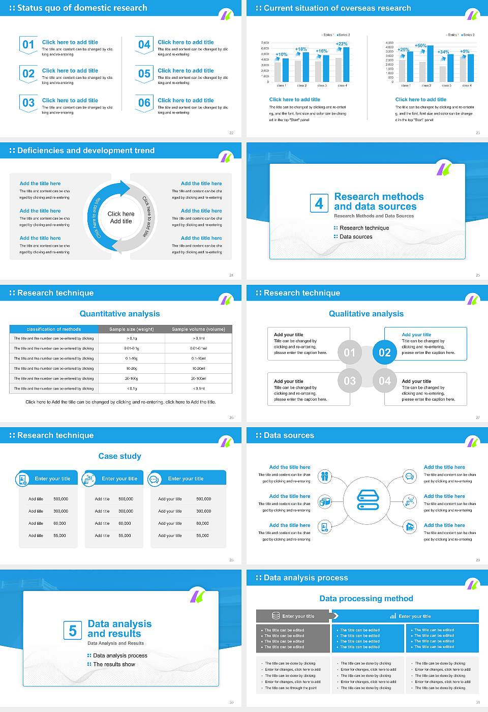 Kansai University of Nursing and Health Sciences Graduation Thesis Defense PPT Template16:9 ratio PPT effect preview image4