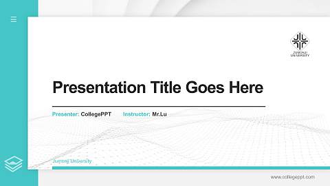 Jumonji University Thesis Proposal/Graduation Defense PPT Template