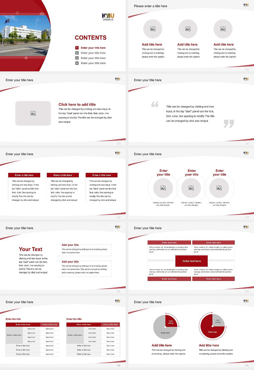 Kanazawa Medical University Course/Courseware Creation PPT Template16:9 ratio PPT effect preview image2