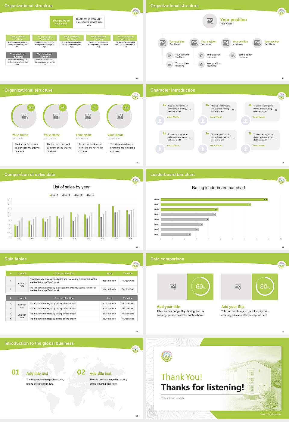 Kamakura Women’s University Academic Presentation/Research Findings Report PPT Template16:9 ratio PPT effect preview image4