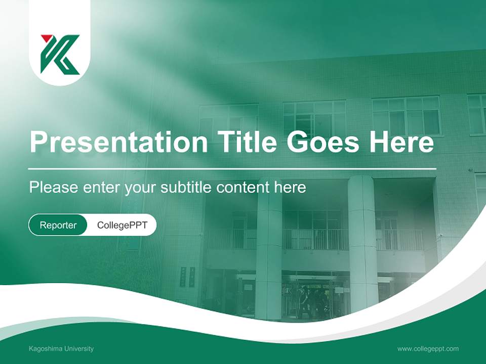 Kagoshima University Lecture Sharing and Networking Event PPT Template4:3 ratio PPT effect preview image4