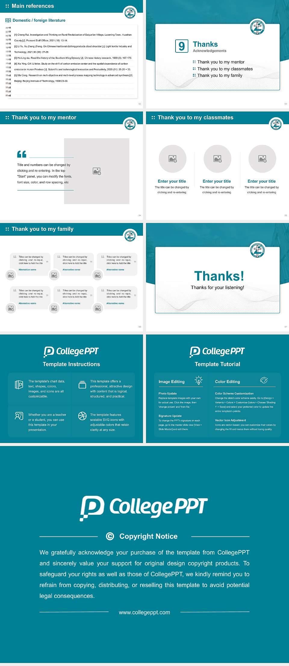 Japan Lutheran College Graduation Thesis Defense PPT Template4:3 ratio PPT effect preview image7