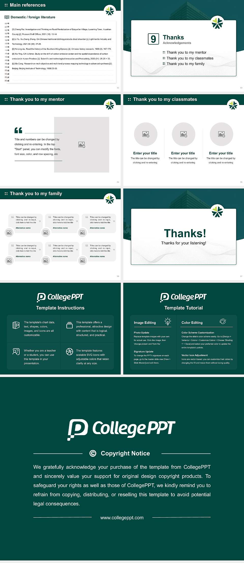 Jikei University of Health Care Sciences Graduation Thesis Defense PPT Template4:3 ratio PPT effect preview image7