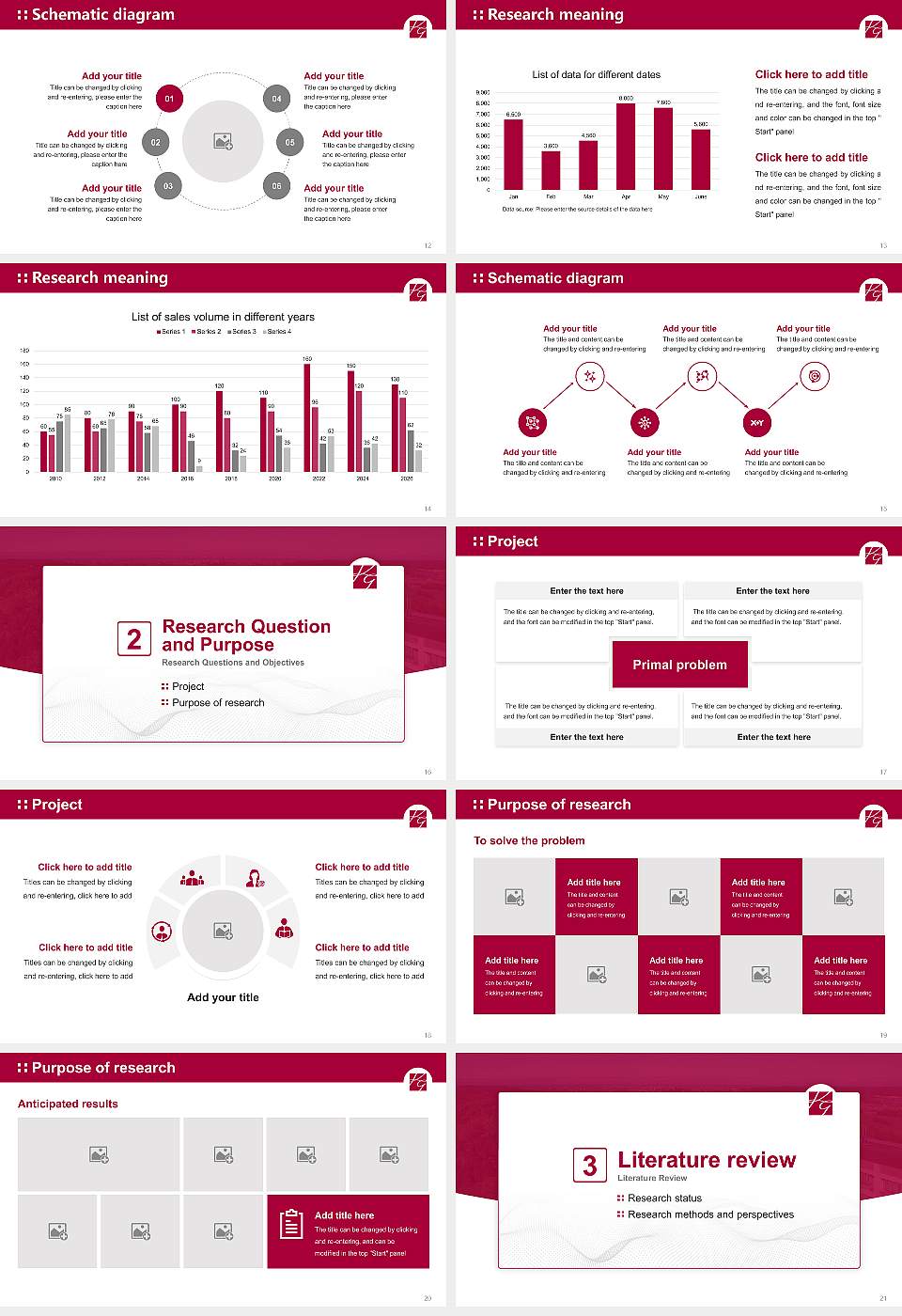 Kanazawa Gakuin University Graduation Thesis Defense PPT Template16:9 ratio PPT effect preview image3