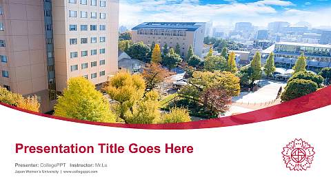 Japan Women’s University Course/Courseware Creation PPT Template