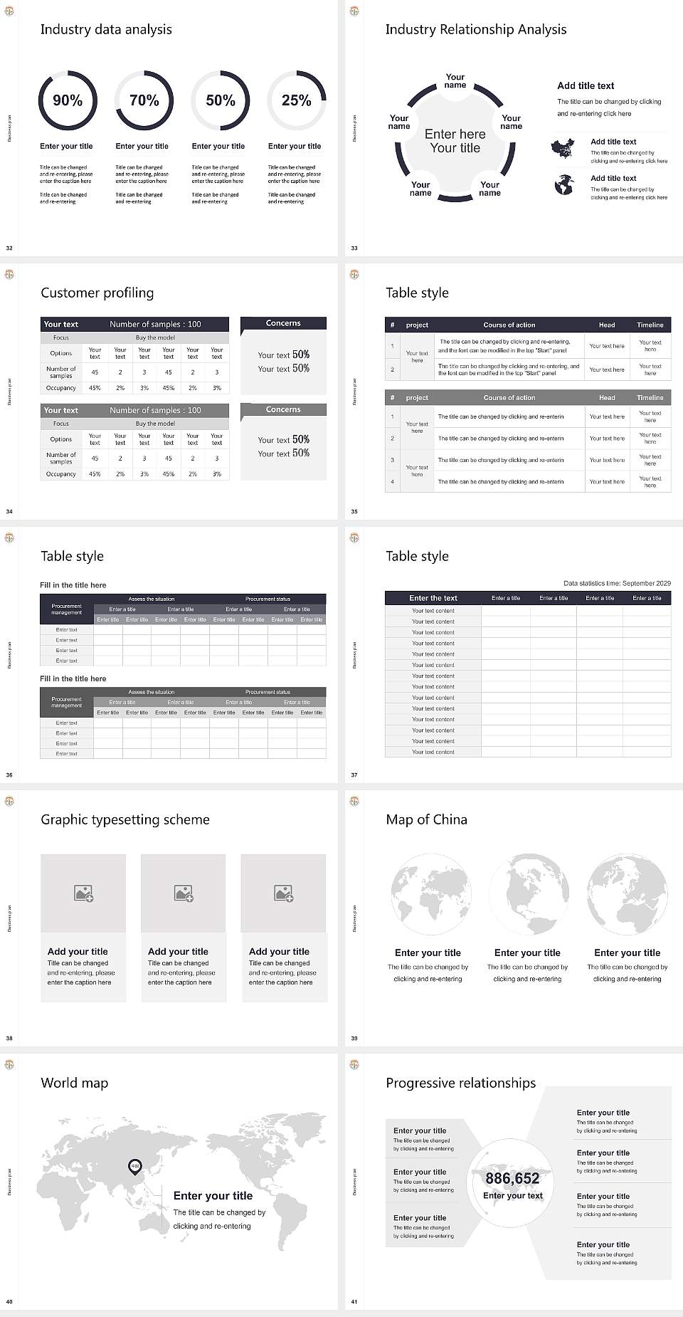 Kameda University of Health Sciences Competition/Entrepreneurship Contest PPT Template4:3 ratio PPT effect preview image5