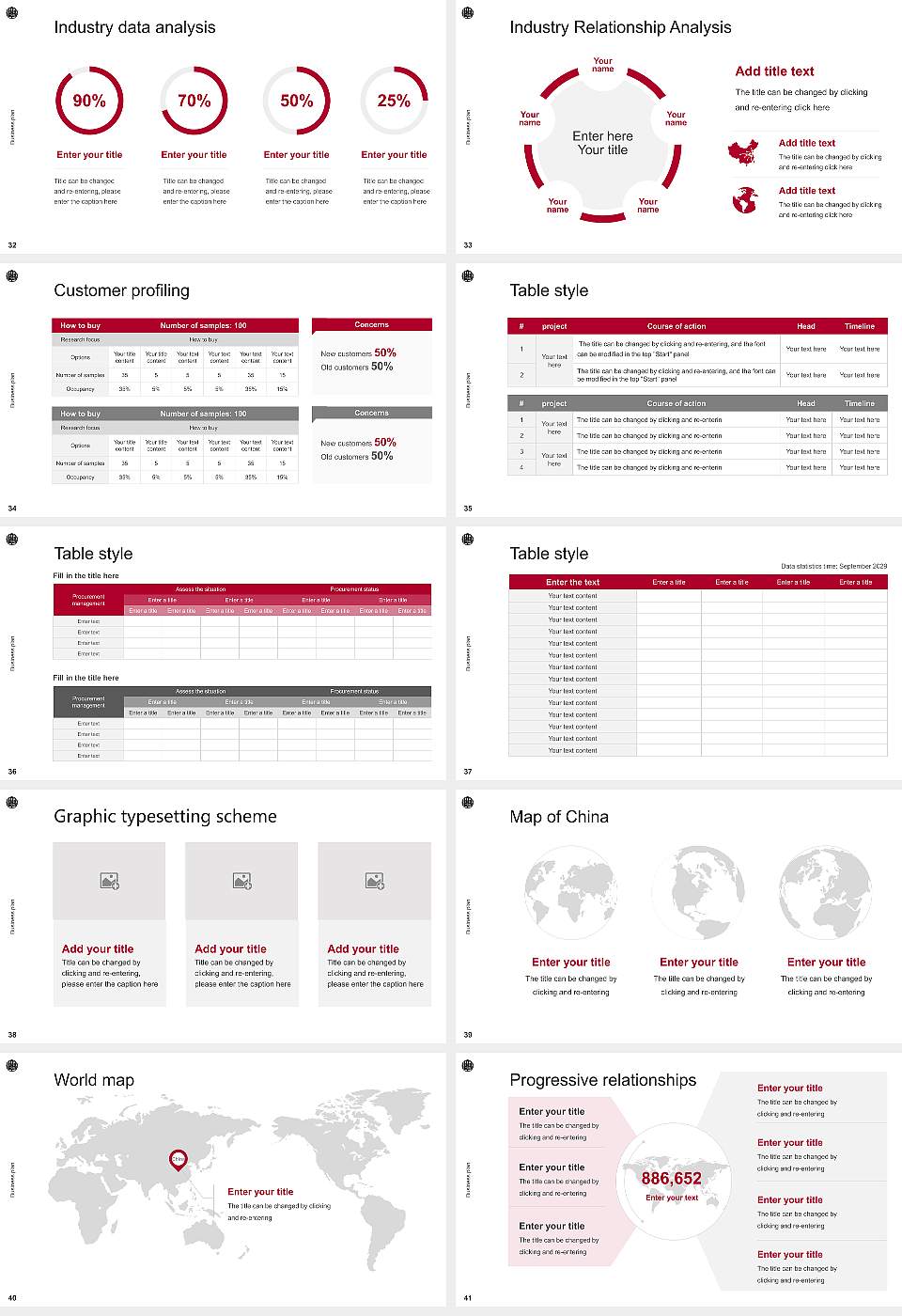 Jobu University Competition/Entrepreneurship Contest PPT Template16:9 ratio PPT effect preview image5