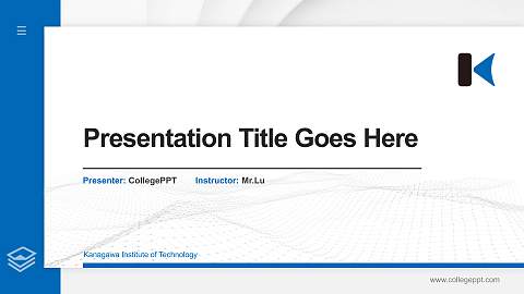 Kanagawa Institute of Technology Thesis Proposal/Graduation Defense PPT Template