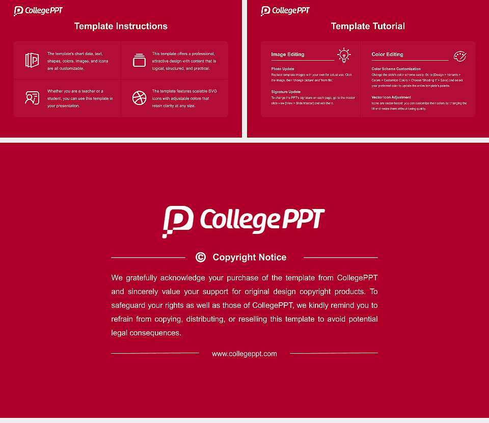Jobu University Course/Courseware Creation PPT Template16:9 ratio PPT effect preview image5