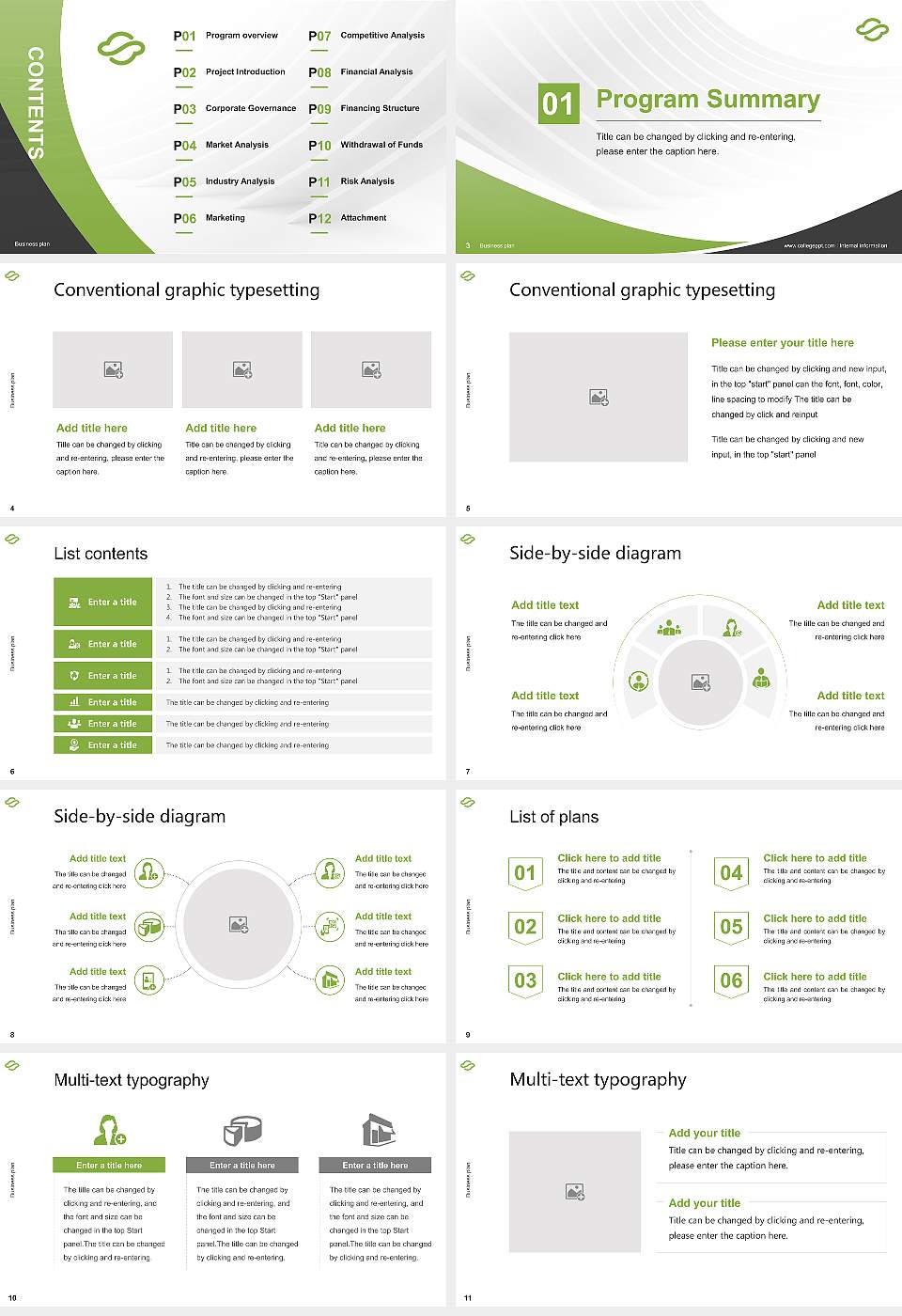 Kagawa University Competition/Entrepreneurship Contest PPT Template16:9 ratio PPT effect preview image2