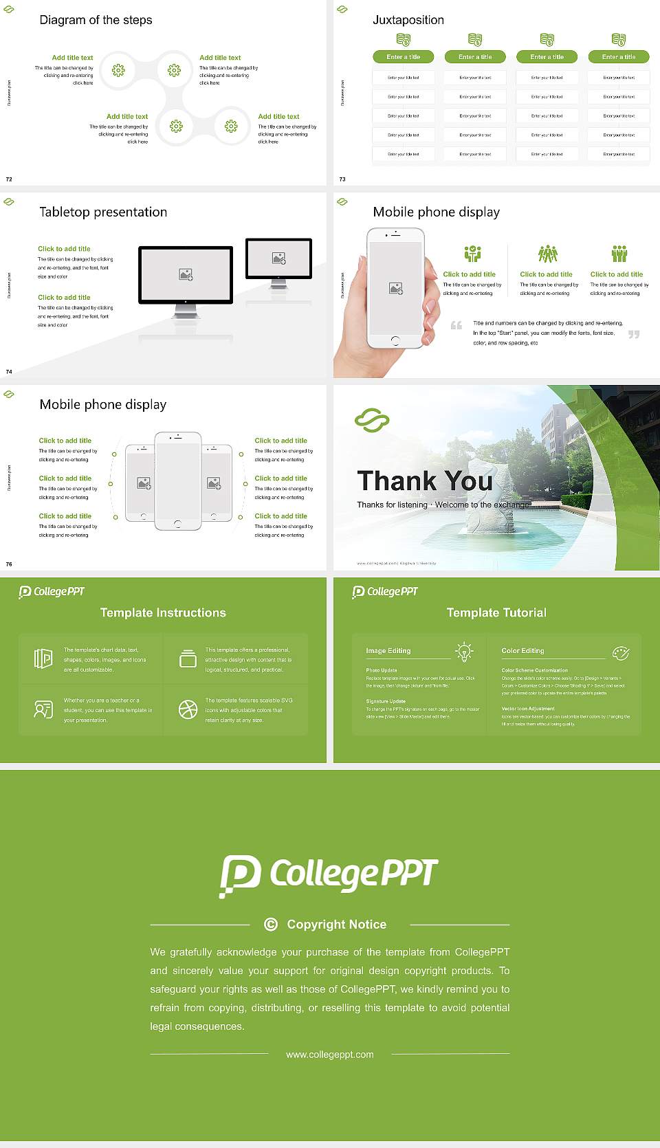 Kagawa University Competition/Entrepreneurship Contest PPT Template16:9 ratio PPT effect preview image9