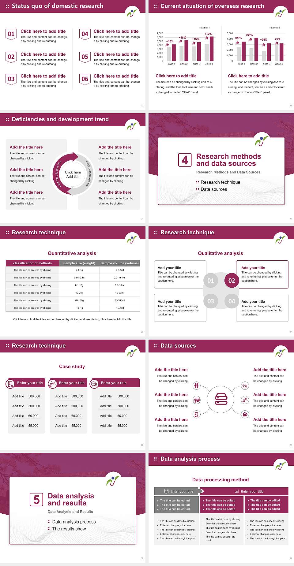 Joetsu University of Education Graduation Thesis Defense PPT Template4:3 ratio PPT effect preview image4