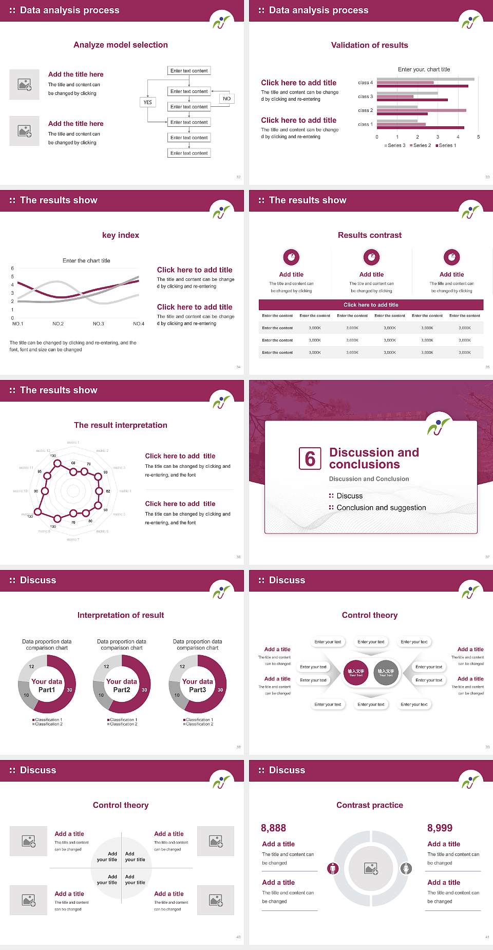 Joetsu University of Education Graduation Thesis Defense PPT Template4:3 ratio PPT effect preview image5