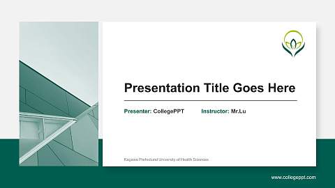 Kagawa Prefectural University of Health Sciences General Purpose PPT Template
