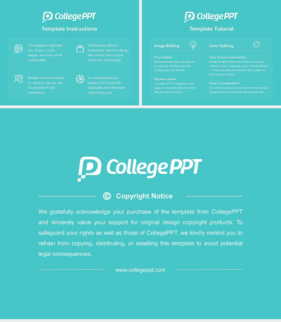 Jumonji University Course/Courseware Creation PPT Template4:3 ratio PPT effect preview image5
