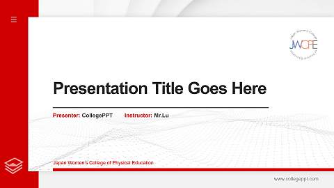 Japan Women’s College of Physical Education Thesis Proposal/Graduation Defense PPT Template