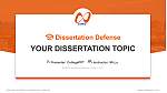 Kaishi Professional University Graduation Thesis Defense PPT Template