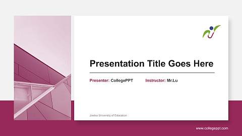 Joetsu University of Education General Purpose PPT Template