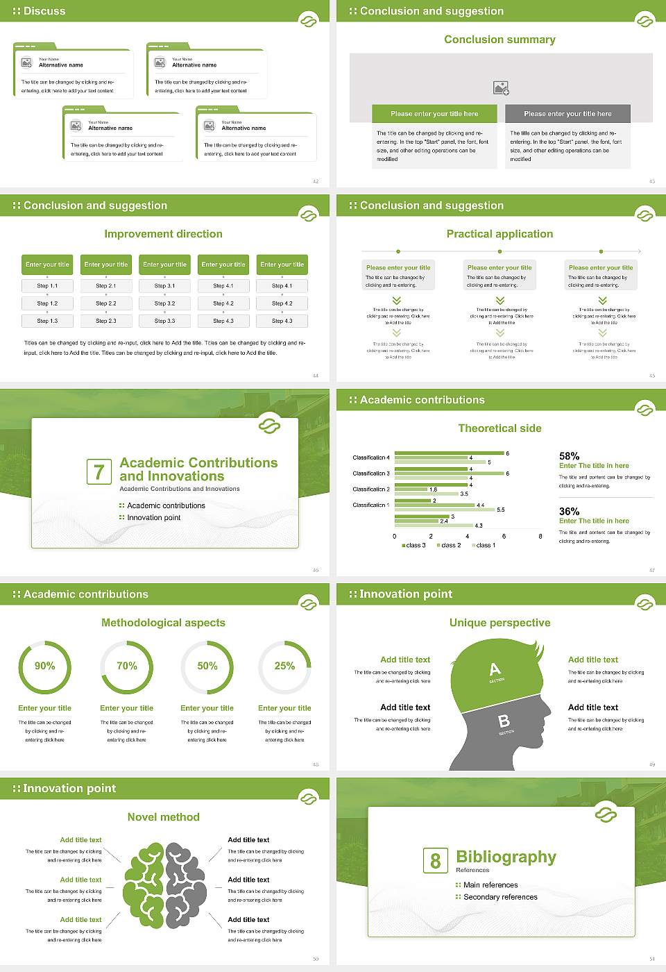 Kagawa University Graduation Thesis Defense PPT Template16:9 ratio PPT effect preview image6