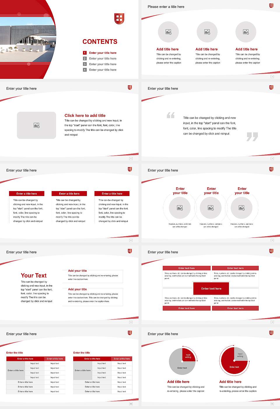 Kaetsu University Course/Courseware Creation PPT Template16:9 ratio PPT effect preview image2