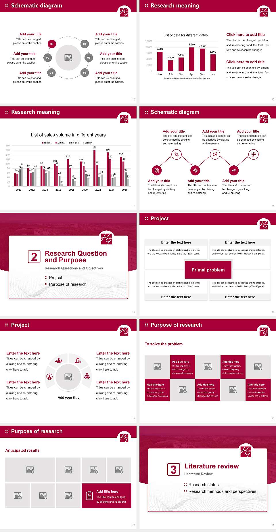 Kanazawa Gakuin University Graduation Thesis Defense PPT Template4:3 ratio PPT effect preview image3