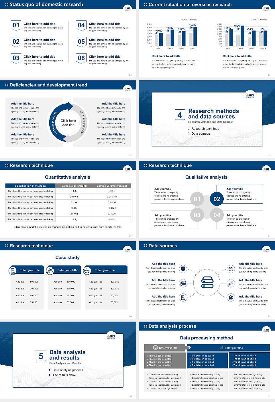 Kanazawa Institute of Technology Graduation Thesis Defense PPT Template16:9 ratio PPT effect preview image4