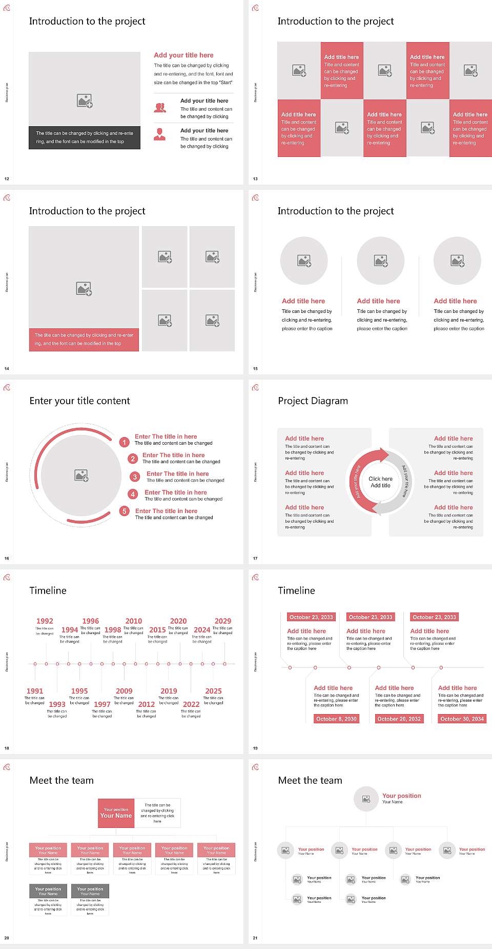 Kanagawa University of Human Services Competition/Entrepreneurship Contest PPT Template4:3 ratio PPT effect preview image3