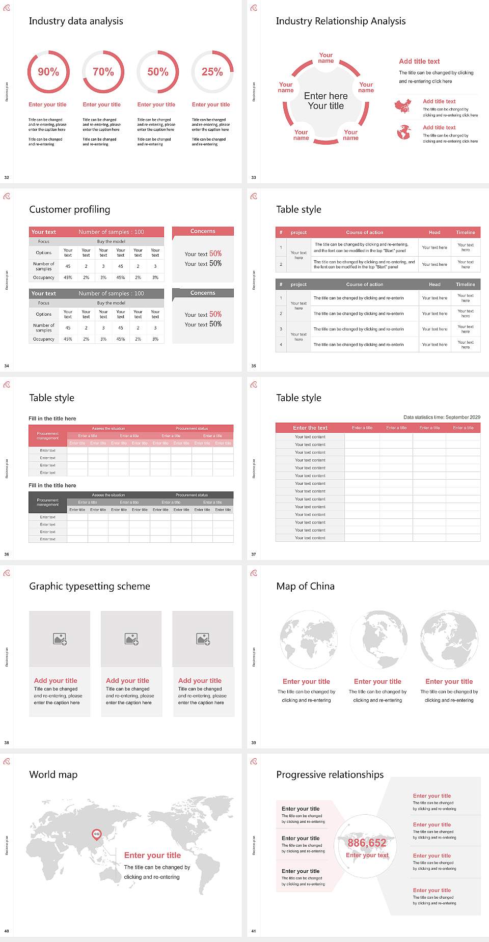 Kanagawa University of Human Services Competition/Entrepreneurship Contest PPT Template4:3 ratio PPT effect preview image5