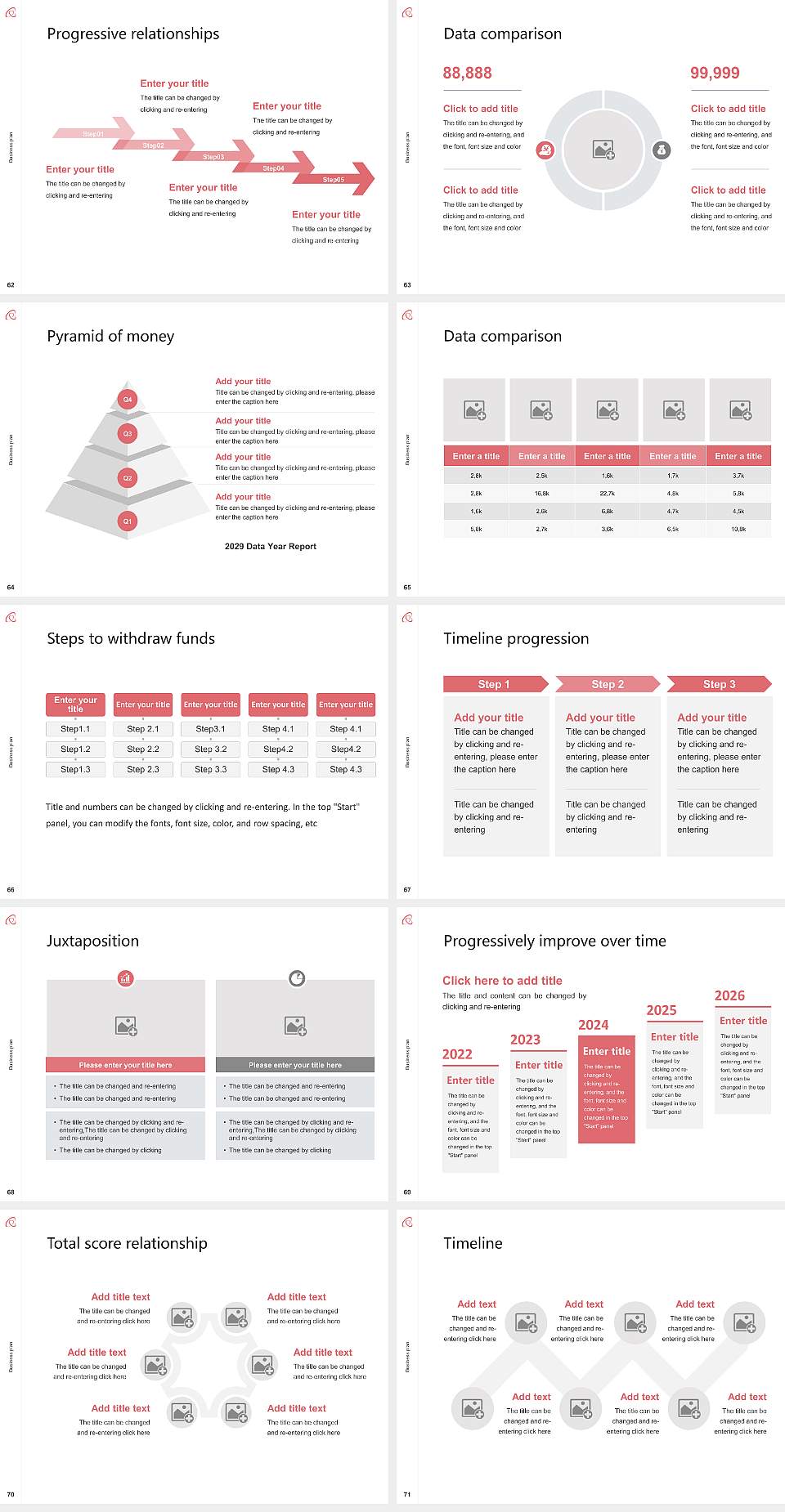 Kanagawa University of Human Services Competition/Entrepreneurship Contest PPT Template4:3 ratio PPT effect preview image8