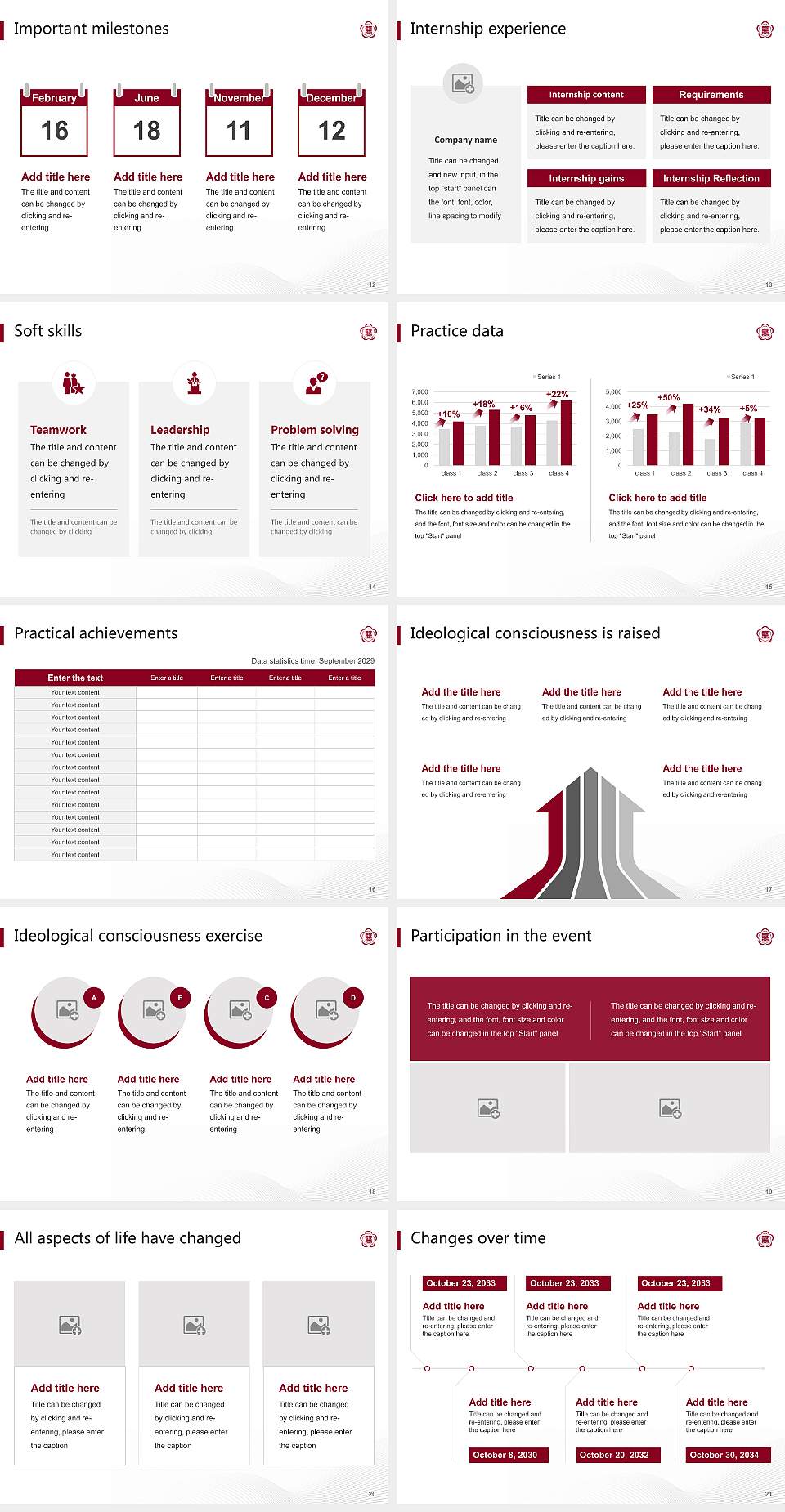 Kansai Medical University National Scholarship Defense PPT Template4:3 ratio PPT effect preview image3