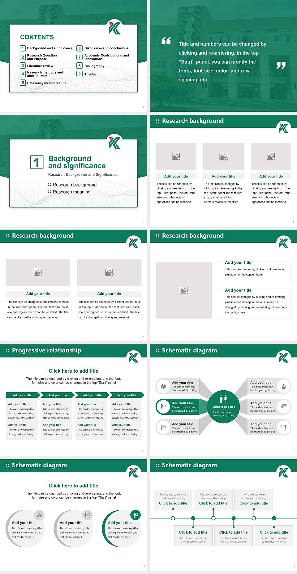 Kagoshima University Graduation Thesis Defense PPT Template4:3 ratio PPT effect preview image2