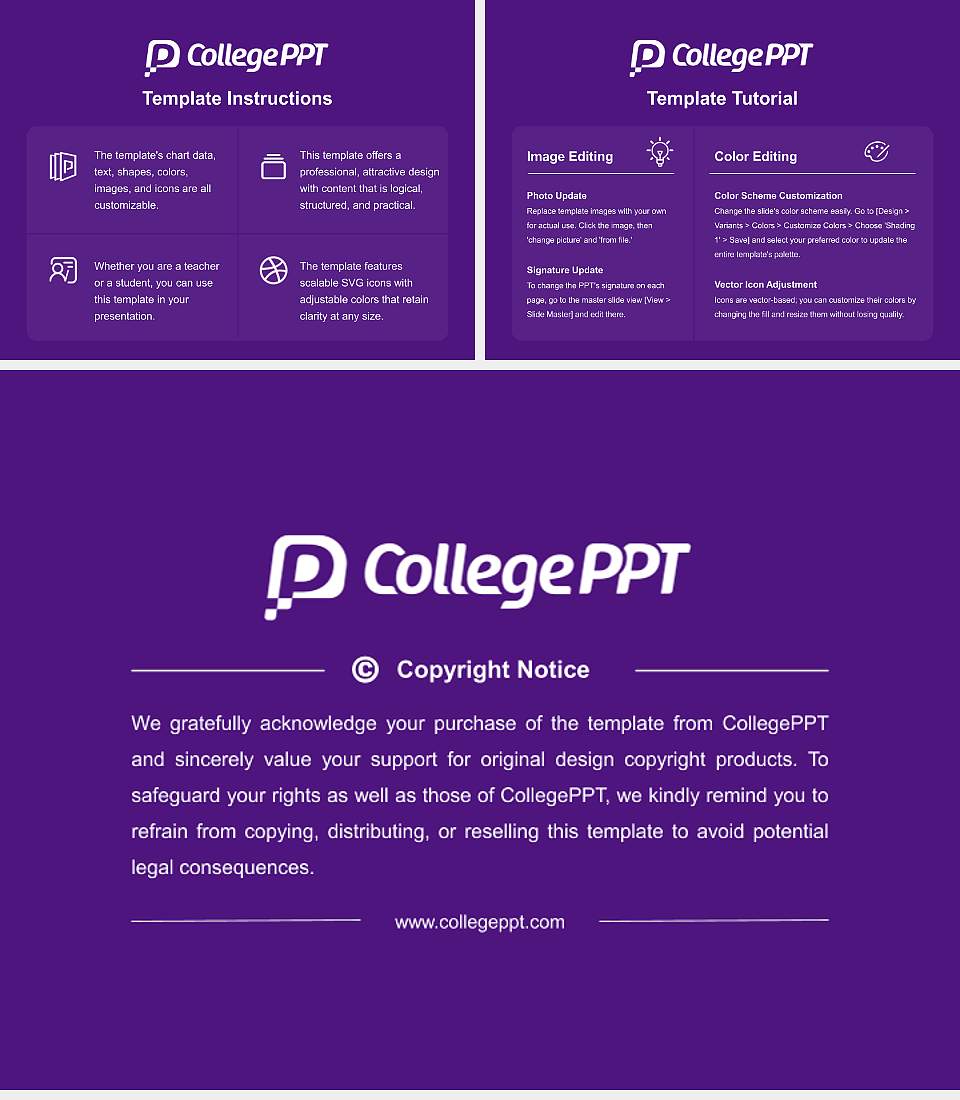 Juntendo University Course/Courseware Creation PPT Template4:3 ratio PPT effect preview image5