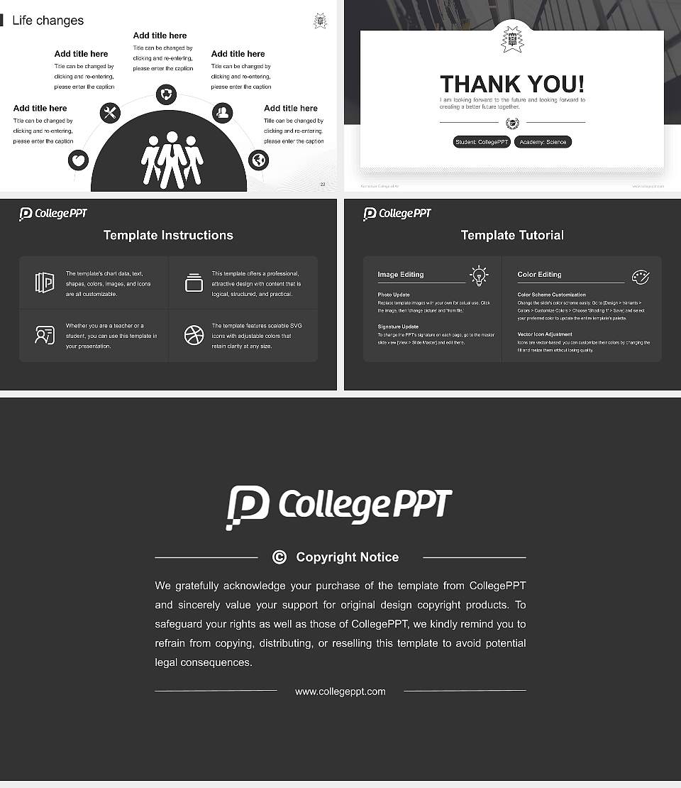 Kanazawa College of Art National Scholarship Defense PPT Template16:9 ratio PPT effect preview image4